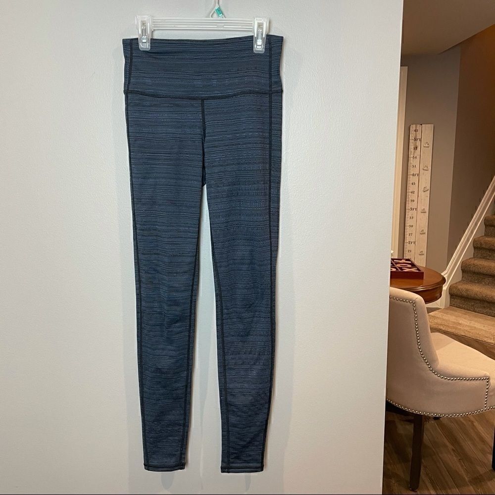 Athleta Leggings Blue Black XS
